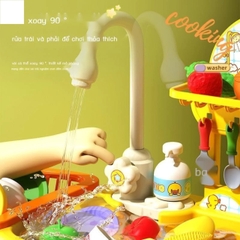 Bộ Đồ Chơi Sân Vườn Thú Vui Nhộn: Đồ Chơi Nấu Ăn Rửa Bát Rau Củ, Học Làm Việc Nhà Cho Bé 2-4 Tuổi