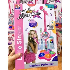 Micro Karaoke Cho Bé Có Loa Và Đèn LED, Sách Phát Hành, Phù Hợp 3 Tuổi Trở Lên