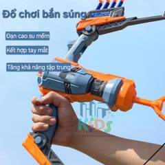 Đồ chơi cung tên, bắn súng cây nỏ kèm theo dây cung và phụ kiện cho bé vi chơi, vận động