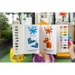 Sách chuyển động trượt - đẩy - Học màu sắc, Học số đếm - Đinh Tị Book