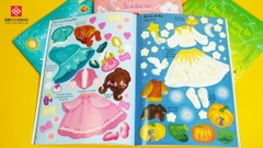 Sách - Dán hình sáng tạo trang phục búp bê - Sticker Dolly Dressing - Dành cho trẻ từ 3 tuổi - Đinh Tị Books