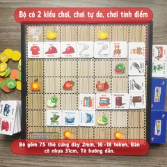 Boardgame Domino Mầm Non Chủ Đề Đồ Dùng Sinh Hoạt Cho Bé Tiểu Học Đa Dạng Cách Chơi Giúp Phát Triển Tư Duy Logic Nhanh Nhạy Và Tăng Sáng Tạo