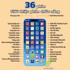 Đồ chơi hình điện thoại thông minh Tiếng Việt cho bé kèm nhạc âm thanh và kể chuyện, đồ chơi âm thanh dành cho bé