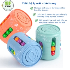 Rubik Biến Thể Hình Lon Bia – Spinner Đẹp Lạ Mắt Xoay NgónTay Luyện Trí Não Sự Kiên Trì