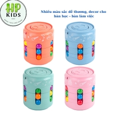 Rubik Biến Thể Hình Lon Bia – Spinner Đẹp Lạ Mắt Xoay NgónTay Luyện Trí Não Sự Kiên Trì
