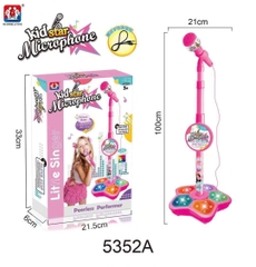 Micro Karaoke Cho Bé Có Loa Và Đèn LED, Sách Phát Hành, Phù Hợp 3 Tuổi Trở Lên