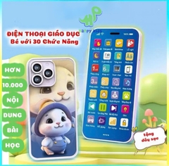 Đồ chơi hình điện thoại thông minh Tiếng Việt cho bé kèm nhạc âm thanh và kể chuyện, đồ chơi âm thanh dành cho bé