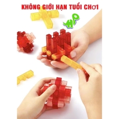 Hàng hộp cao cấp Khóa Luban, Khóa Khổng Minh Rubik kích thích trí thông minh cho trẻ và sự tư duy logic