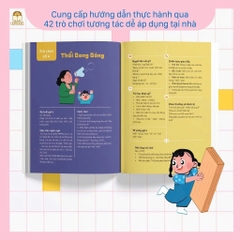 Cuốn 42 trò chơi giúp trẻ nhỏ hay nói - Dành cho ba mẹ có bé độ tuổi 0-3 tác giả TS.BS Nguyễn Hoàng Oanh