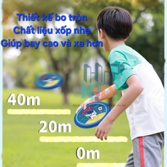 Đồ chơi ném dĩa, đĩa bay mềm, xốp, nhẹ size 20cm cho bé vui chơi vận động ngoài trời