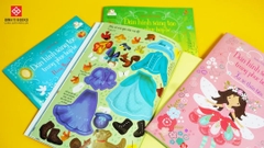 Sách - Dán hình sáng tạo trang phục búp bê - Sticker Dolly Dressing - Dành cho trẻ từ 3 tuổi - Đinh Tị Books