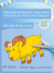 ( TẶNG KÈM KÉO VÀ MÀU) GIẤY CUỘN TRANH TÔ MÀU CẮT DÁN TÔ MÀU 3M CHO BÉ