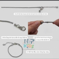 DIY Hộp quà, hôp trang sức charm kèm vòng tay, dễ thương đáng yêu cho bé gái