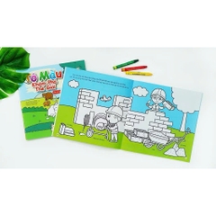 Sách- Tô Màu Khám Phá Thế Giới - Khủng Long - Đinh tị