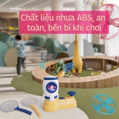 Đồ chơi hứng đĩa bay phi hành gia vui nhộn, đồ chơi vận động trong nhà cho bé vui chơi