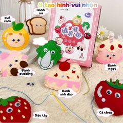 DIY Bộ đồ chơi dụng cụ may vá thủ công, cho bé kèm kim khâu và chỉ, bộ đồ chơi dụng cụ máy vá cho bé