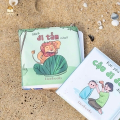 Sách Ướt đổi màu kì diệu - Sách tắm và Vẽ bằng ngón tay cho bé 0-5 tuổi - LionBooks