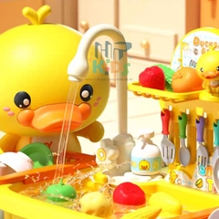 Bộ Đồ Chơi Sân Vườn Thú Vui Nhộn: Đồ Chơi Nấu Ăn Rửa Bát Rau Củ, Học Làm Việc Nhà Cho Bé 2-4 Tuổi