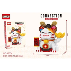 Bộ Đồ Chơi Lắp Ráp Mèo Thần Tài, Ông Thần Tài Phong Thủy Tài Lộc, Giúp Trẻ Tăng Tư Duy Bộ Lắp Ráp Tháo Lắp