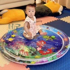 ( TẶNG KÈM ĐỒ BƠM) Đồ chơi thảm nước, nệm nước phao bơi hình cá, động vật biển cho bé không sợ ướt
