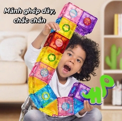 Đồ chơi lắp ráp, xếp hình thả bóng 3D chủ đề không gian kèm hộp đựng cho bé