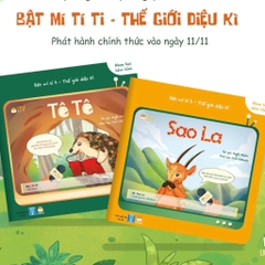 Sách - Bộ 2 cuốn Sao la và Tê tê - Series Bật mí tí ti Thế giới diệu kì
