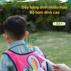 Set áo chơi trò ném bóng dính, kèm bóng và ruy băng cho bé và ba mẹ vui chơi. Đồ chơi vận động