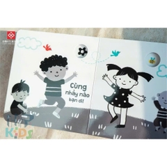 Sách kích thích thị giác - Đen trắng và màu sắc tương phản cho bé 0 -3 tuổi - Đinh Tị Books