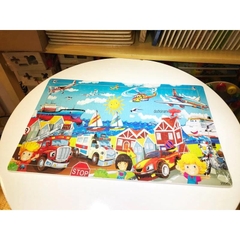 Tranh ghép 200 mảnh với nhiều chủ đề các nhân vật hoạt hình khung gỗ giúp phát triển tư duy cho bé