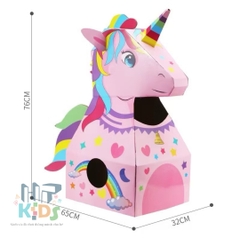 [ Loại 1 size to] Đồ chơi hóa trang khủng long, con lân, ngựa Pony. Đồ chơi trung thu, DIY cho bé