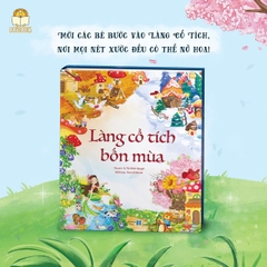 Sách - Làng Cổ Tích Bốn Mùa ( Truyện Thiếu Nhi Khám Phá Bốn Mùa Cho Bé) - Bìa Cứng - LionBooks