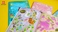 Sách - Dán hình sáng tạo trang phục búp bê - Sticker Dolly Dressing - Dành cho trẻ từ 3 tuổi - Đinh Tị Books
