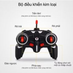 Xe Củ Coc Điều Khiển Từ Xa Sạc Pin LED Đa Chiều 680 Độ Gầu Kim Loại - Xe Ben Nông Nghiệp cho Bé