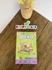 Đồ Chơi Lắp Ráp STEM Bằng Gỗ Tự Làm Có Động Cơ Phát Triển Tư Duy Sáng Tạo Cho Bé