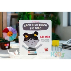 Sách kích thích thị giác - Đen trắng và màu sắc tương phản cho bé 0 -3 tuổi - Đinh Tị Books