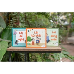 Sách - Bộ 3 cuốn Bé học cách nói phần 2 (Lời từ chối, Lời đề nghị, Lời động viên) - Lionbooks