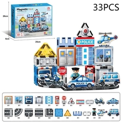 Đồ chơi xếp hình nam châm cầu vồng magnetic Tiles thông minh theo chủ đề, bộ đồ chơi giáo dục lắp ghép cho bé