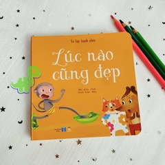 Bộ Tự lập hạnh phúc 4 cuốn bồi cứng - Sách truyện cho bé 1-6 tuổi Lionbooks