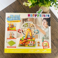 Đồ chơi lắp ráp nhà gas, xe, robot, sở cảnh sát, cứu hỏa, công trình