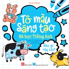Sách - Tô màu sáng tạo, bé học tiếng Anh - Đinh Tị
