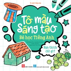 Sách - Tô màu sáng tạo, bé học tiếng Anh - Đinh Tị