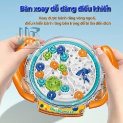 Đồ chơi ln bi đi qua mê cung bánh răng cưa, rèn luyện khả năng tập trung và vận động tinh cho bé