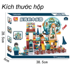 Đồ chơi lắp ráp nhà gas, xe, robot, sở cảnh sát, cứu hỏa, công trình