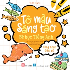Sách - Tô màu sáng tạo, bé học tiếng Anh - Đinh Tị
