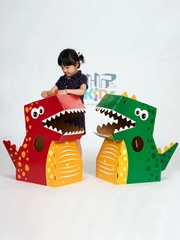 [ Loại 1 size to] Đồ chơi hóa trang khủng long, con lân, ngựa Pony. Đồ chơi trung thu, DIY cho bé