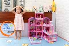 Ngôi nhà búp bê size siêu to khổng lồ cho bé yêu