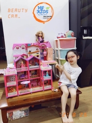 Ngôi nhà búp bê size siêu to khổng lồ cho bé yêu