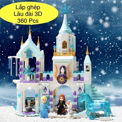 Bộ xếp hình lắp ráp lâu đài Frozen - Nữ hoàng băng giá