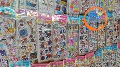 3 Hình dán ticker được chọn mẫu. đội chó cứu hộ, đội bay siêu đẳng,
