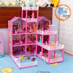 Ngôi nhà búp bê size siêu to khổng lồ cho bé yêu